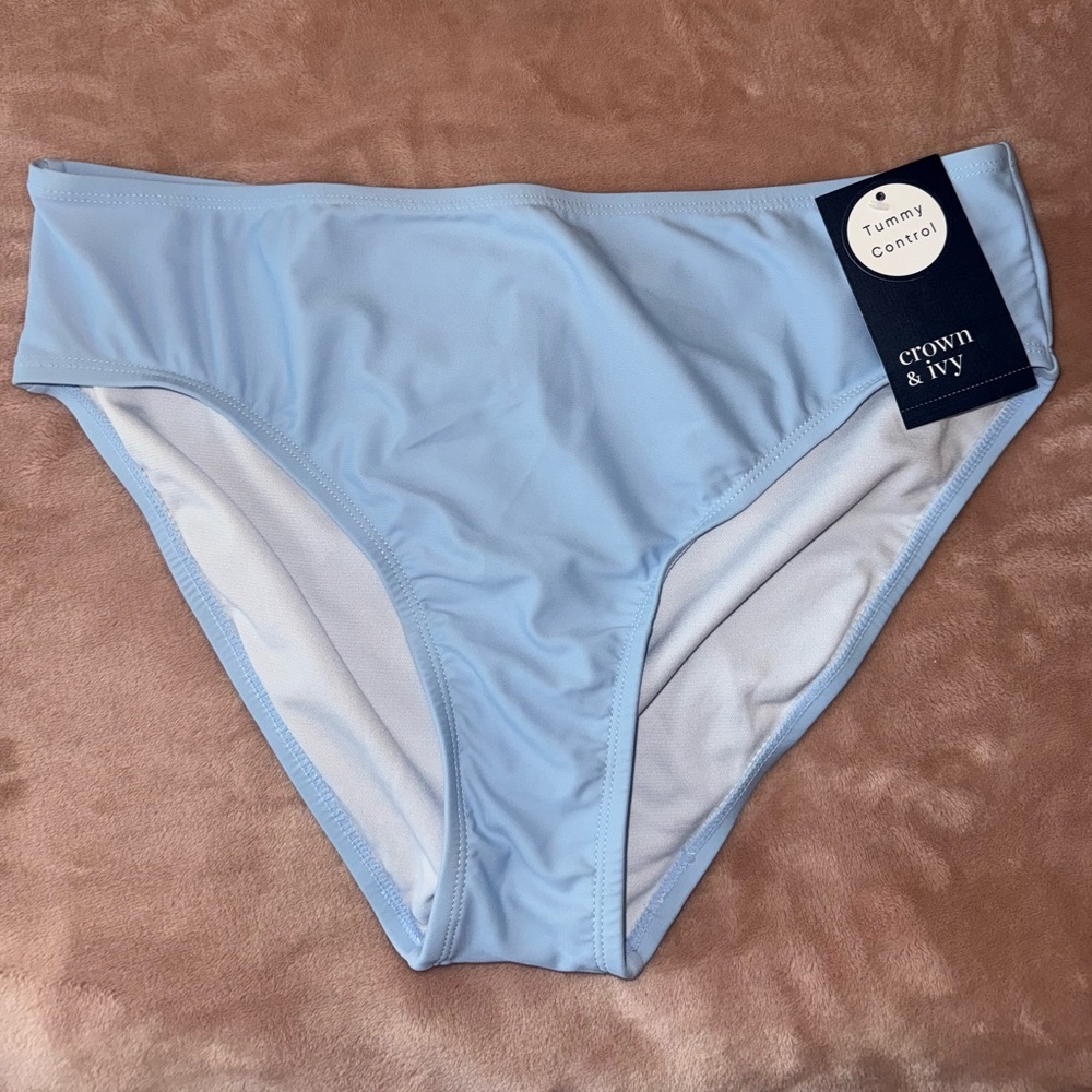 Crown & Ivy Sky Blue Swim Bottom